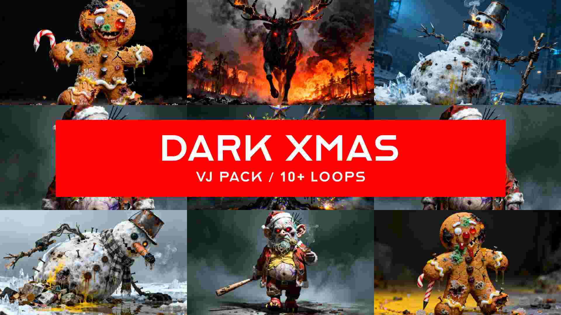 Dark Xmas VJ Loops
