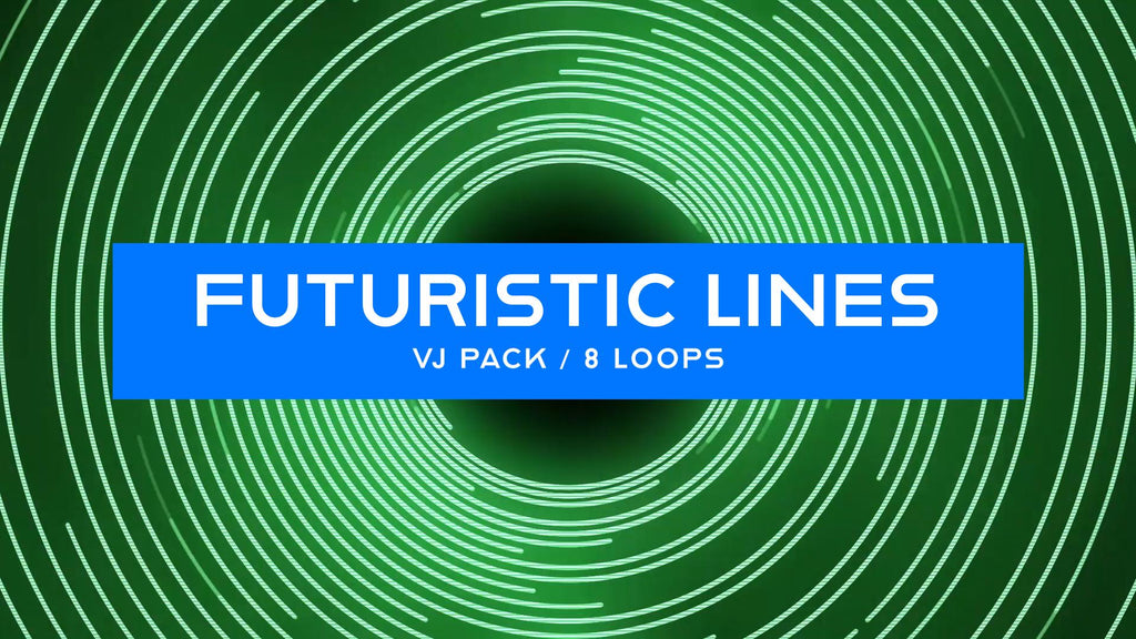 Glow Techno Lines VJ Loops