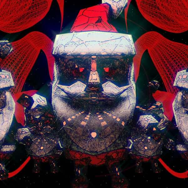 Dark Santa Claus VJ Loop