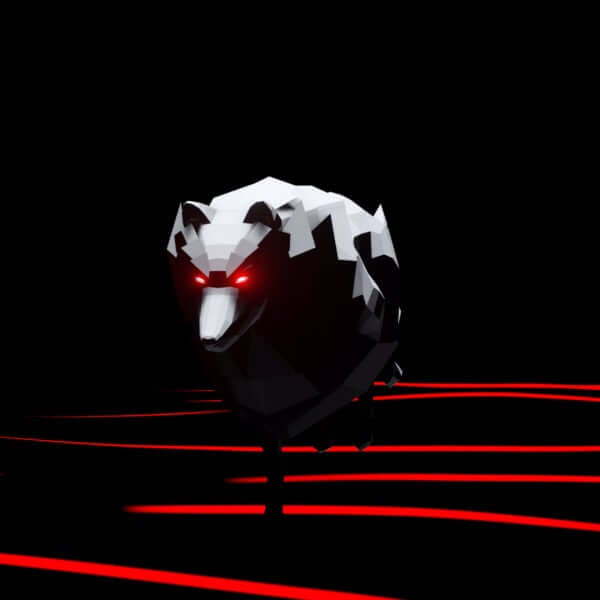 Running Wolf VJ Loop